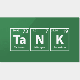 Tank (Ta-N-K) Periodic Elements Spelling Posters and Art